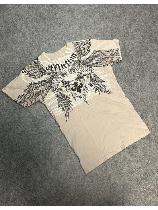 Other - 100% Cotton Y2K Affliction Graphic Size M Tee Gothic Unisex